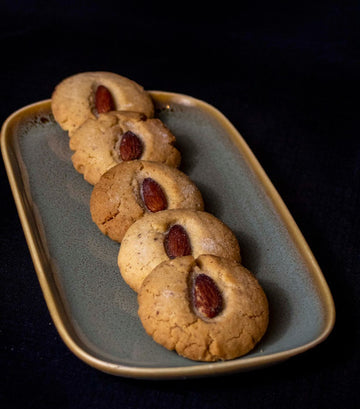 Salted Caramel Almond Cookies
