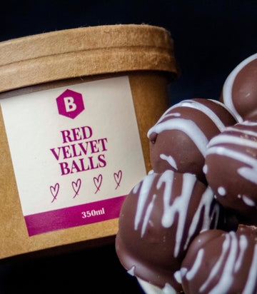 Red Velvet Balls Tub